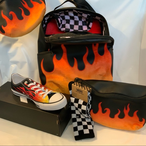 🚫SOLD out 8.5 🚫CONVERSE 🔥 FLAME s - Picture 6 of 8